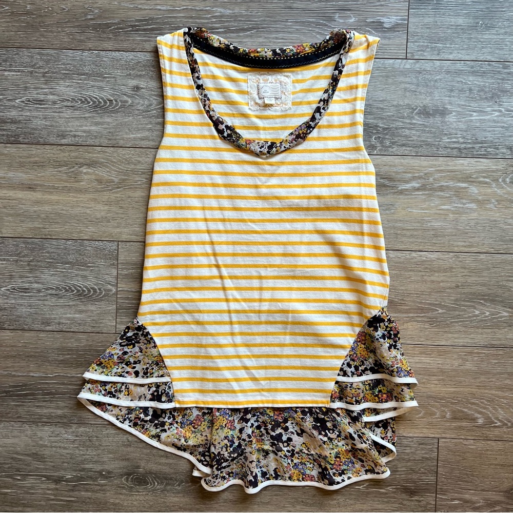 Anthropologie Mix Print Tank